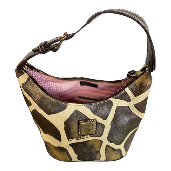 #90 DOONEY & BOURKE Mini Giraffe Print Bag - Picture 1 of 11